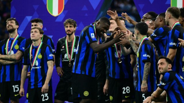 Inter Milan (Photo by Marco BERTORELLO / AFP)